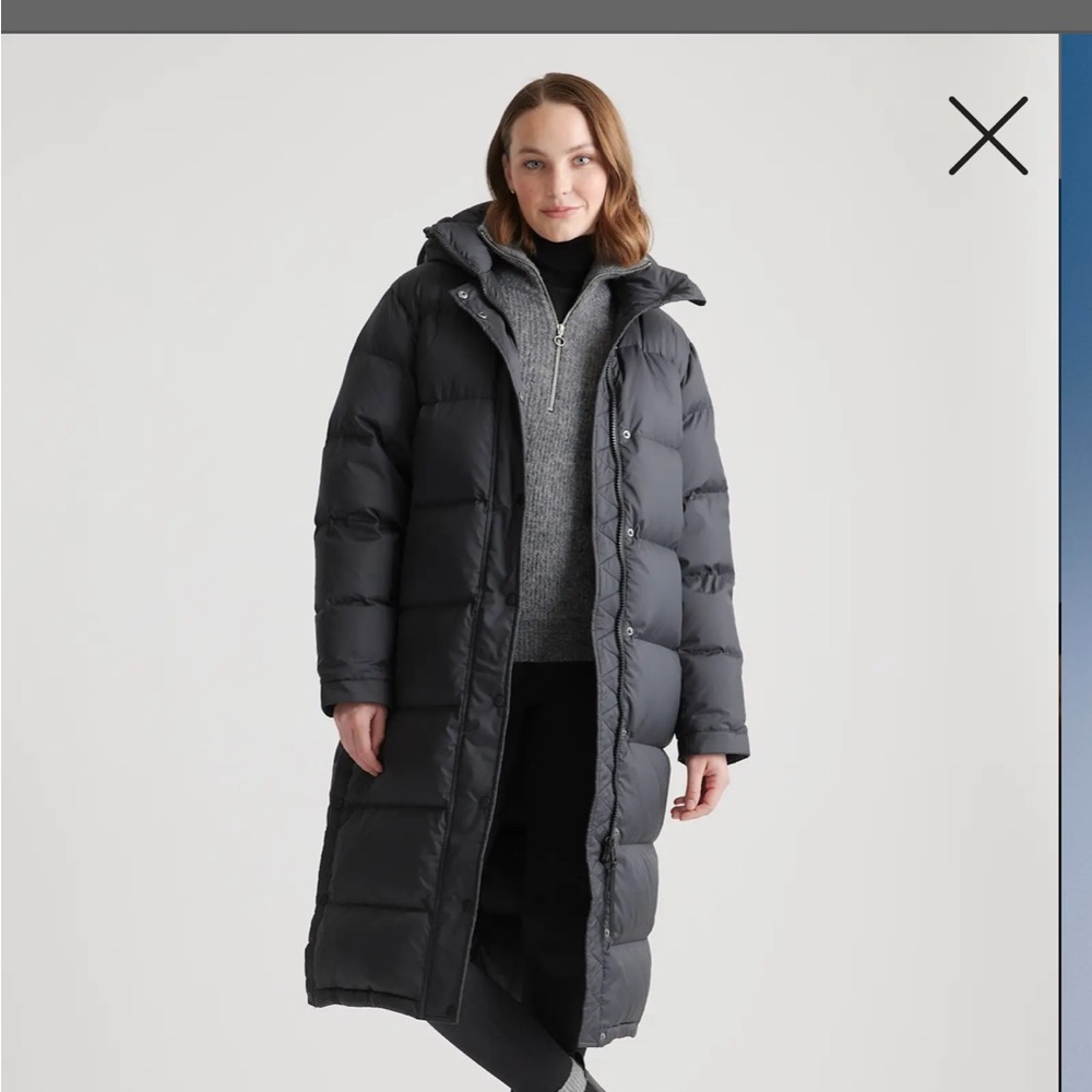 Quince Charcoal Puffer Jacket - Picture 2 of 5